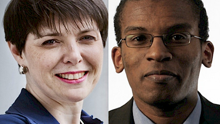 Isabelle Cabie, Head SR bei Dexia AM und Patrick Haustant, leitender SRI-Analyst und Autor der Studie.