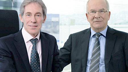 Fondsmanager Roland Hotz und Gründer Kurt Fisch von Fisch Asset Management