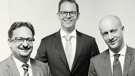 V.l.n.r: Lukas Weinmann, Stefan Simon, Urs Hofer