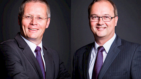 Stig Harby, General Manager, und Matthias Ritz, Head Sales bei Allfunds.