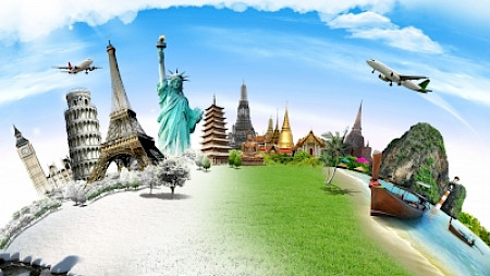 Travel The World Monument Concept by potowizard - freedigitalphotos.net