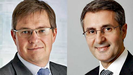 v.l.n.r: Christophe Girondel, Head of Global Distribution, und José Machi, Head of Switzerland bei Nordea Asset Management