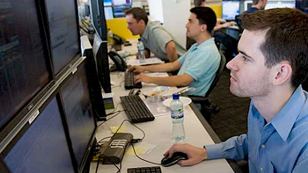 Jane Street Handelsraum in London