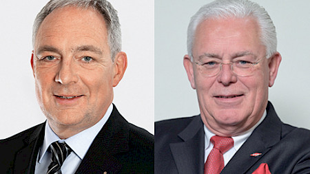 Ulrich Fricker (l.) und Heinz Haller nehmen neu Einsitz im Verwaltungsrat von LimmatWealth.