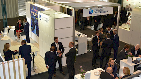 Anlageprofis unter sich an der Finanz