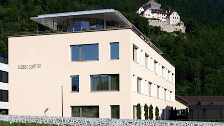 Das Gebäude der Kaiser Partner Privatbank in Vaduz. Bild: Kaiser Partner