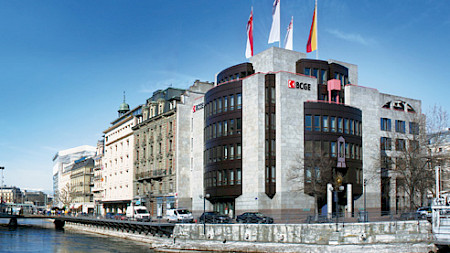 Sitz der BCGE in Genf. (Bild: BCGE, Greg Dufeil)