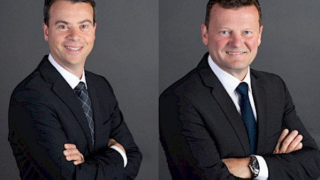 Camiel Jannsen und Stefano Pierin (v.l.n.r.)