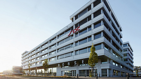 Die SIX Swiss Exchange in Zürich. 