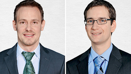 Roland Wöhr und Fabian Ackermann von Swisscanto Invest by Zürcher Kantonalbank.