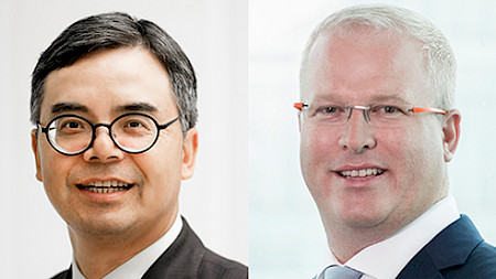 Bin Shi und Hayden Briscoe, UBS Asset Management.