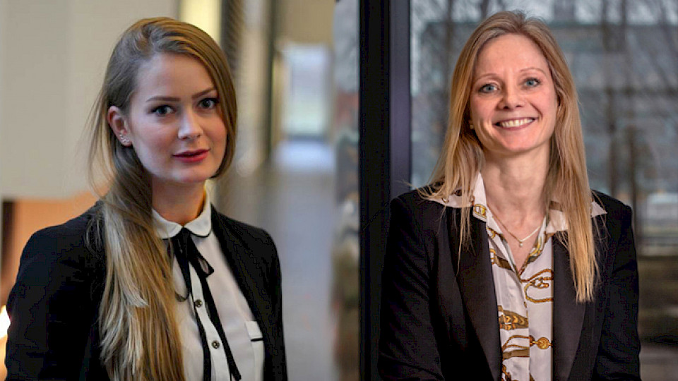 Julie Bech (links) und Audhild Aabø