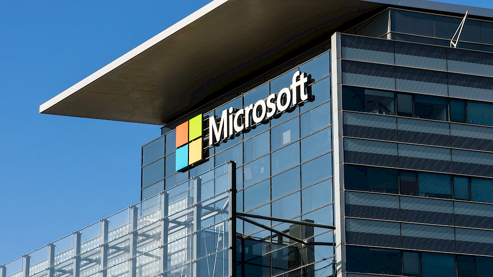 Microsoft belegt mit einer Marktkapitalisierung von 1