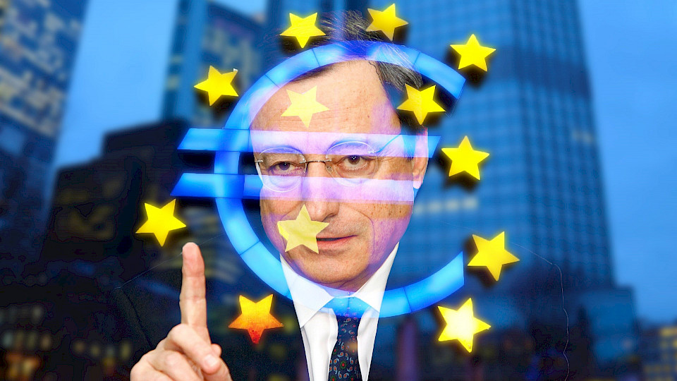 EZB-Präsident Mario Draghi und der EZB-Rat sehen sich zum Handeln gezwungen. (Bild: Pixabay)