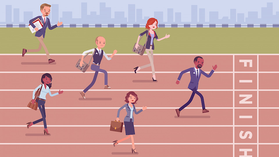 Das Rennen um die günstigsten ETF geht weiter. (Bild: Rybalko/Shutterstock.com)