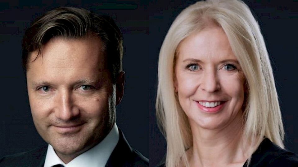 Timm Reuter und Kerstin Engler, Senior Relationship Manager bei Geneva Management Group.