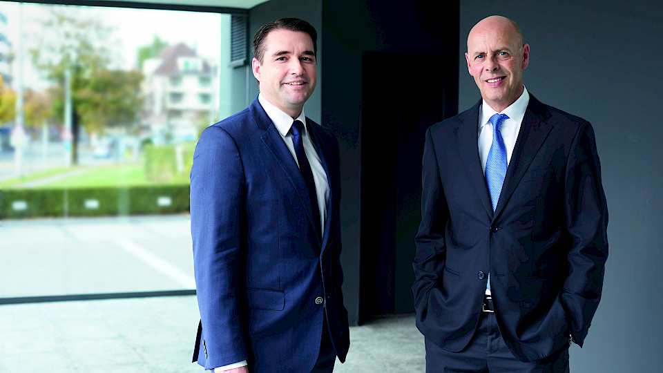 Co-CEO Philipp Good (links) verlässt Fisch Asset Management; Co-CEO Juerg Sturzenegger wird die Leitung als alleiniger CEO weiterführen.