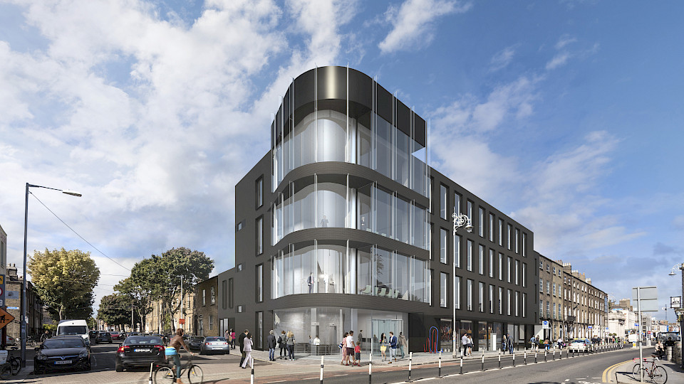 Die Liegenschaft an der Richmond Street South in Dublin (Irland) ist eine von aktuell 15 im Portfolio des Swiss Life REF (CH) European Properties. (Bild: ZVG)