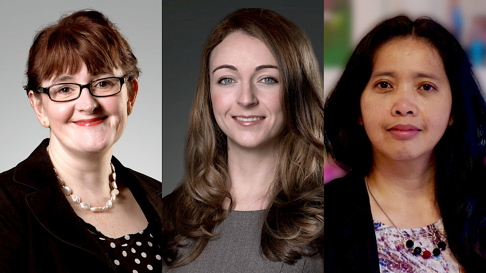 Miranda Beacham, Georgina Laird und Retno Kusumaningtyas verstärken das Responsible Investment Team von Aegon Asset Management.