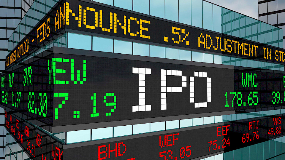 Die Anzahl der IPOs ging im ersten Quartal um 38% auf 40 zurück. (Bild: Shutterstock.com/iQoncept)