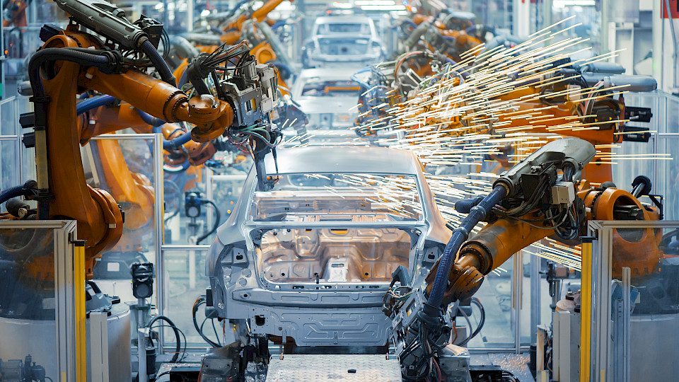 Im europäischen Automobilsektor betrug der monatliche Zuwachs der Produktion im Juni 52,8%. (Bild: Shutterstock.com/Jenson)