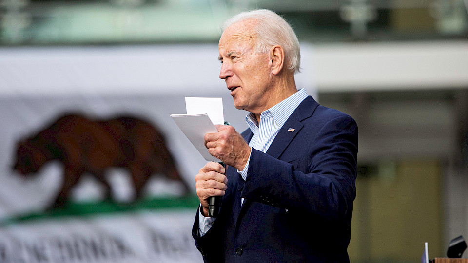 Der demokratische Präsidentschaftskandidat Joe Biden. (Bild: Shutterstock.com/Yasamin Jafari Tehrani)