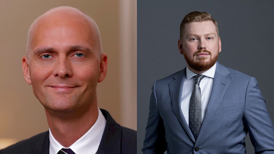 Alexander Leschenko (links) und Arthur Venskevics (rechts) sind neu Relationship-Manager bei der Bank Alpinum.