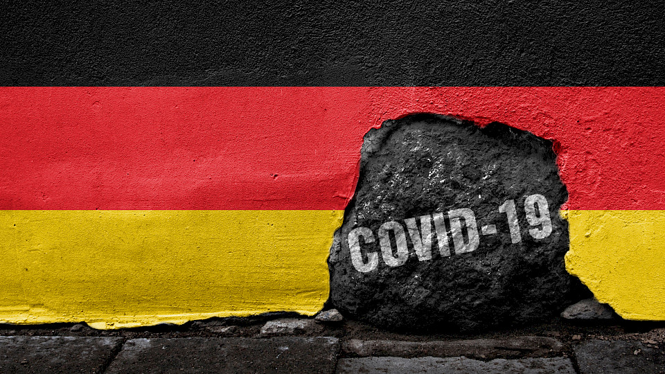 Das Bruttoinlandsprodukt (BIP) Deutschlands ist im Jahr 2020 preis- und kalenderbereinigt um 5,3% geschrumpft. (Bild: Shutterstock.com/bekulnis)