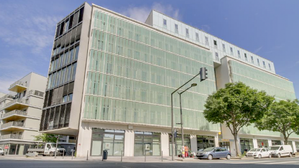 Die Büroliegenschaft an der 210 Avenue Jean Jaurès in Lyon.