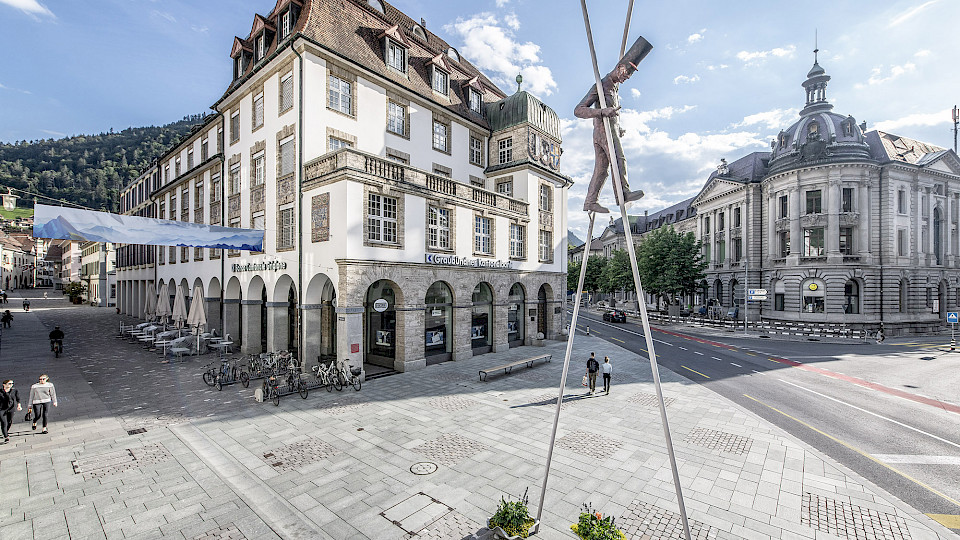 Die Graubündner Kantonalbank konnte den Gewinn im ersten Halbjahr 2021 auf 112,1 Mio. CHF steigern. (Bild: ZVG)