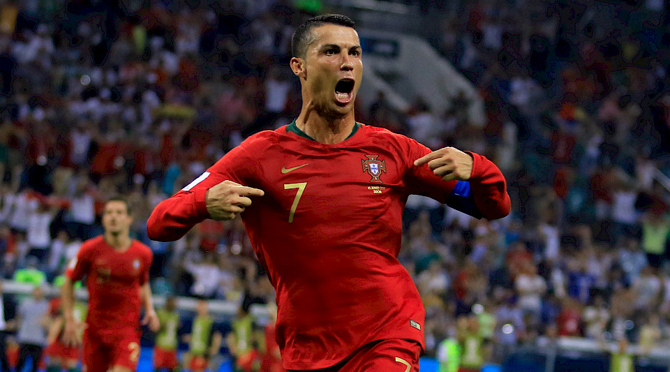 Christiano Ronaldo, hier im Dress der portugiesischen Nationalmannschaft, wird neu für Manchester United jubeln. (Bild: Shutterstock.com/GevorgGhazaryan)