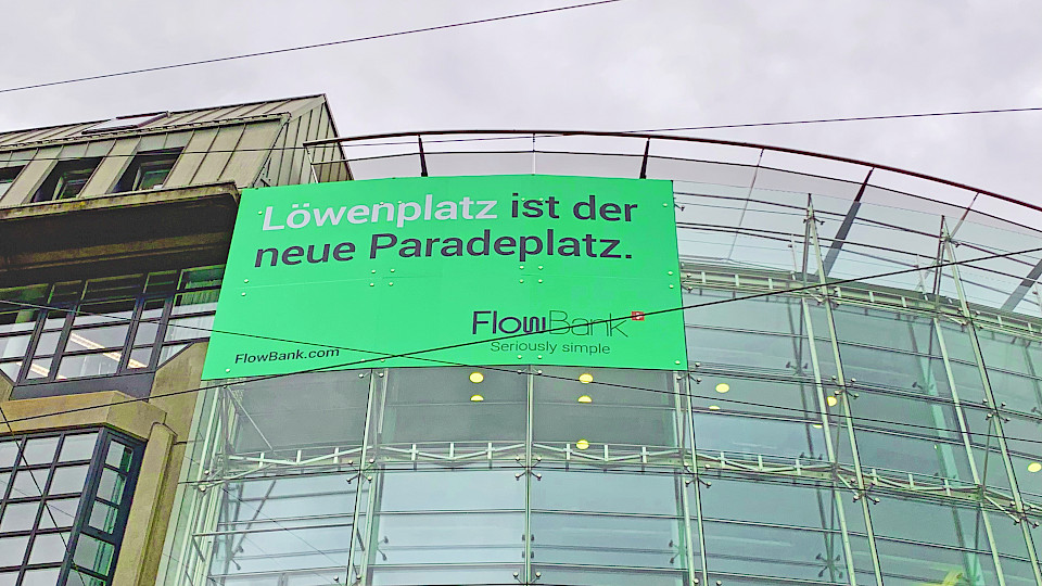 Konkurrenz zum Paradeplatz: Der neue Standort von FlowBank in Zürich.
