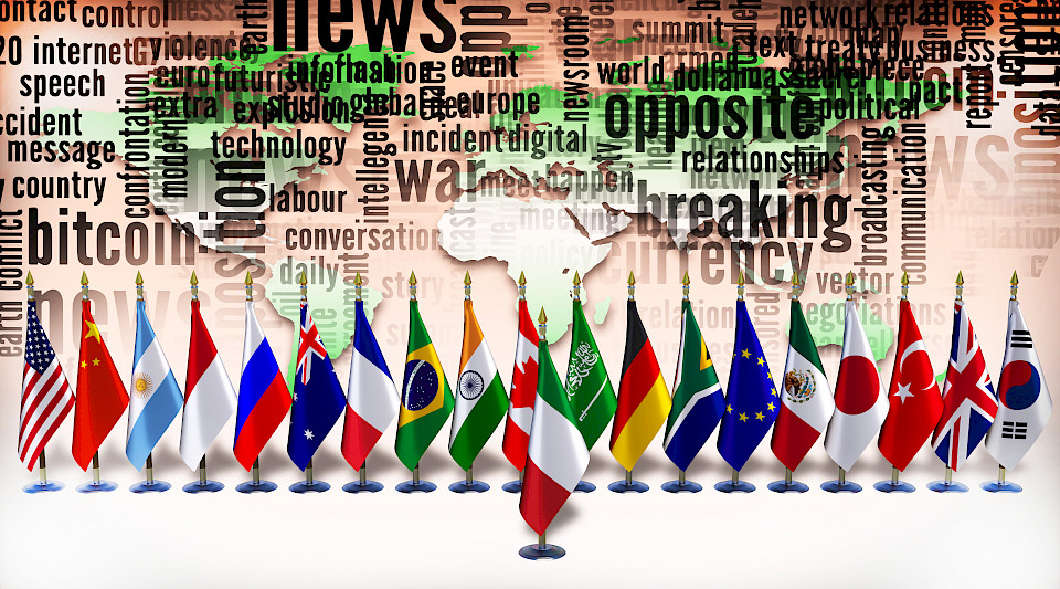 Die Bühne ist bereit. Wie es um den Handlungswillen der G-20 steht, wird sich am Wochenende weisen. (Bild: Shutterstock.com/Alexey Struysiky)