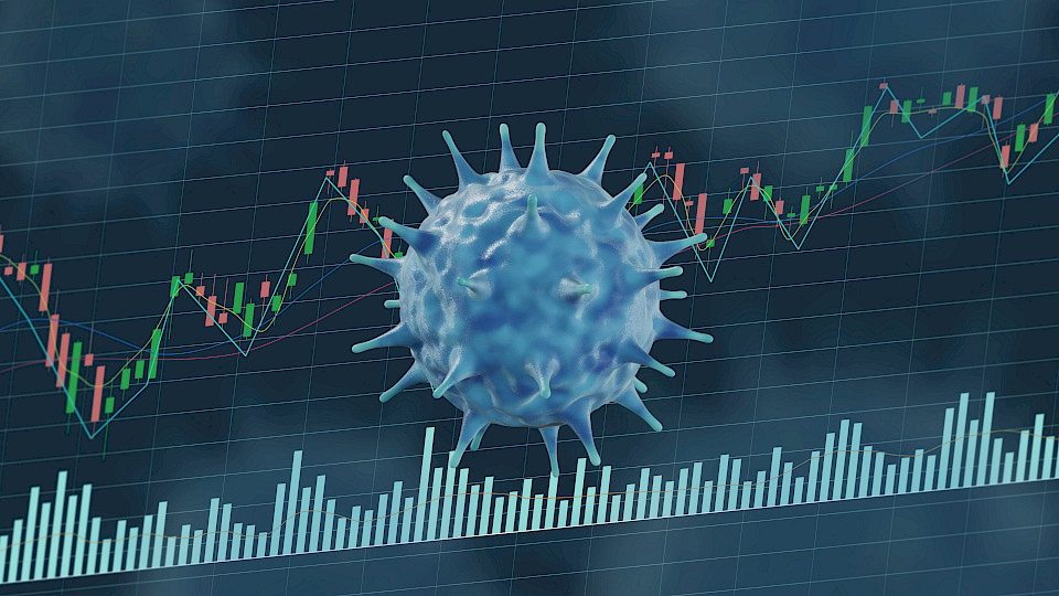Die Covid-19-Pandemie belastet weiterhin den Wirtschaftsaufschwung. (Bild: Shutterstock.com/TakSato)