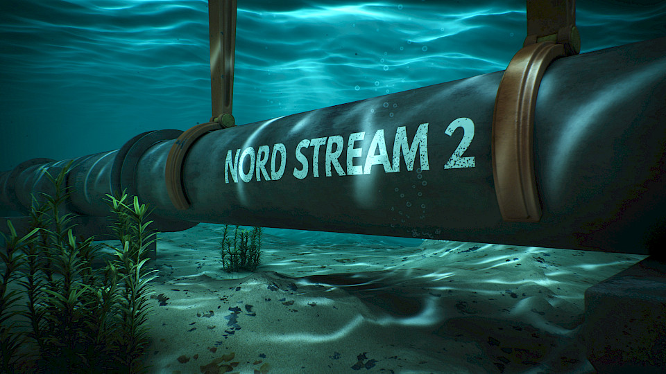 Nord Stream II bestimmt den Gaspreis in Europa wesentlich mit. (Bild: Sutterstock.com/Frame Stock Footage)