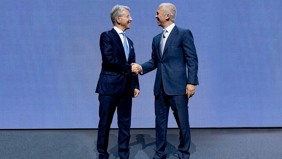 Herbert Scheidt (links) und Andreas Utermann, neuer Präsident des Verwaltungsrats von Vontobel (Bild: ZVG)