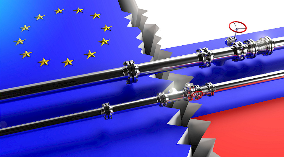 Die Energieversorgung Europas ist stark abhängig von Öl- und Gaslieferungen aus Russland. (Bild: Shutterstock.com/Tomasz Makowski)
