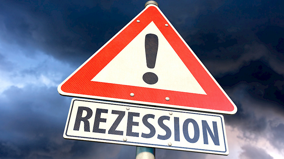 Anhand der Schlüsselindikatoren Ölpreis, Fed-Politik und Zinskurve erscheint eine Rezession in den USA immer wahrscheinlicher. (Bild: Shutterstock.com/Designrage)