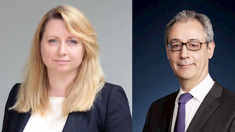 Die neuen Geschäftsleitungsmitglieder: COO Alona Eiduka und General Counsel Eric Anliker. (Bilder: zvg)
