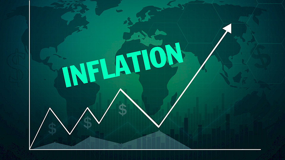 Die Inflation wird sich 2022 noch hartnäckig halten. (Bild: Shutterstock.com/Visuals6x)