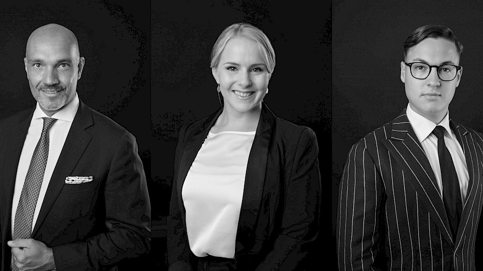 Von links: Roger Eichenberger, Leandra Oertig und Lars Sommer. Alle drei waren bei der Credit Suisse tätig. (Bilder: zvg)