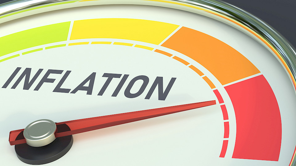 Klar weniger weit vom Inflationsziel von 2% entfernt als in der Eurozone und in den USA, aber trotzdem beunruhigend: die Inflation in der Schweiz. (Bild: Shutterstock.com(bht2000)
