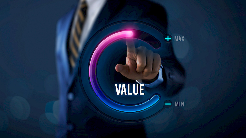 Value hat Growth in den letzten zwei Jahren überflügelt. (Foto Costello77/Shutterstock)