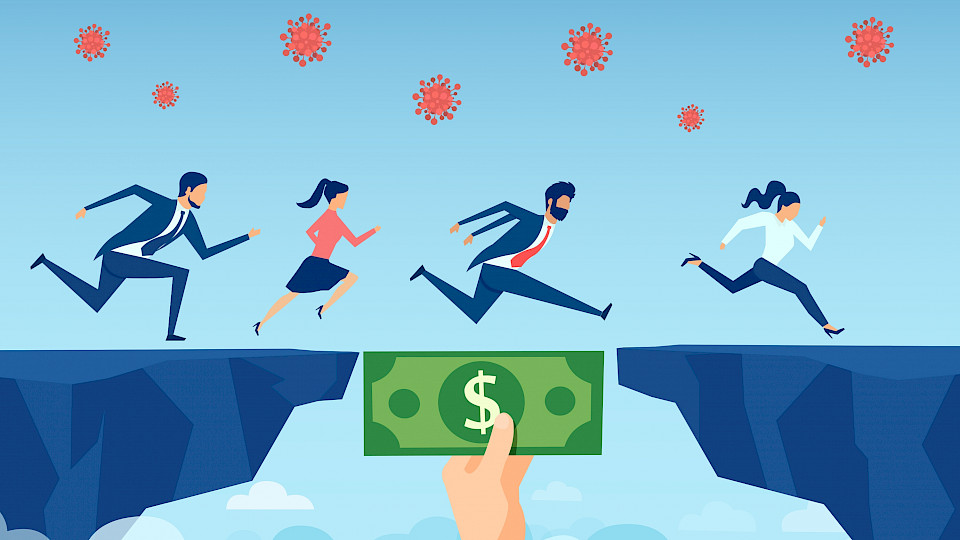 Das Versicherungsangebot der UBS für KMU-Kunden schlägt die Brücke zwischen zwei Branchen. Ob sie so intensiv genutzt wird wie auf dem Bild, wird sich weisen. (Illustration: Shutterstock.com/FGC)