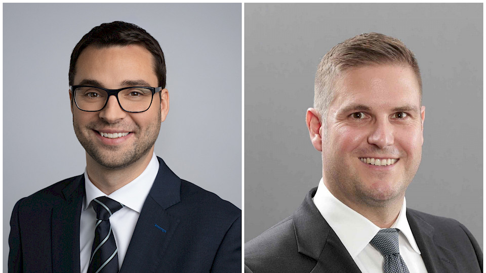 Fabio Oliveira, ESG Officer, und Peter Bezak, Anlageexperte bei der Zurich Invest AG