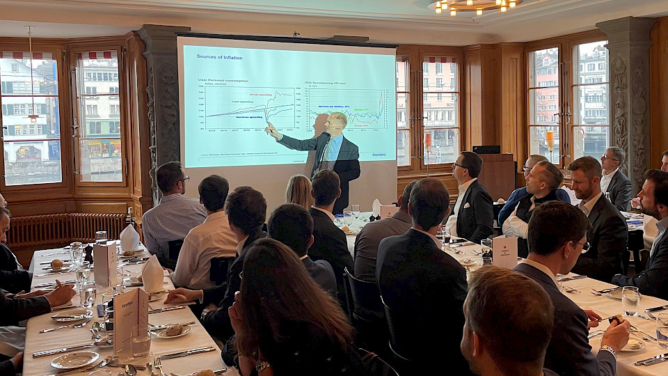 Asbjorn Trolle Hansen, Head Multi Asset bei Nordea AM an der Präsentation in Zürich.