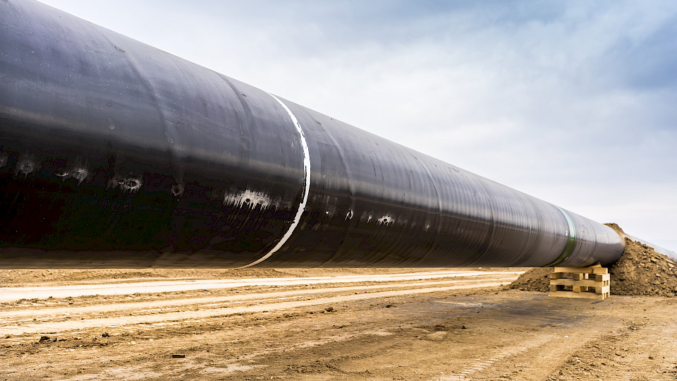 Neue Gaspipeline von Griechenland nach Bulgarien. Sie ersetzt den gestoppten Lieferweg aus Russland.  (Bild: Shutterstock.com/Ververidis Vasilis)