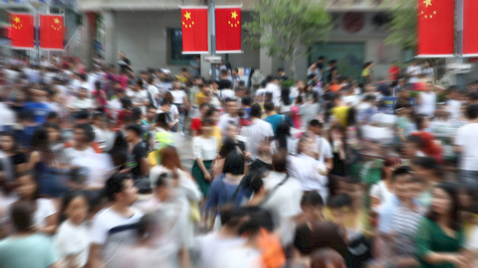Im Dezember lebten rund 850 000 Menschen weniger in China, als noch ein Jahr zuvor. (Bild Shutterstock/Sevenke)