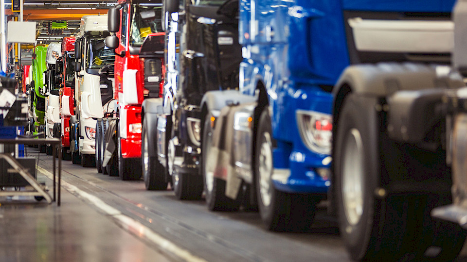 In der EU sanken die Verkäufe von LKW