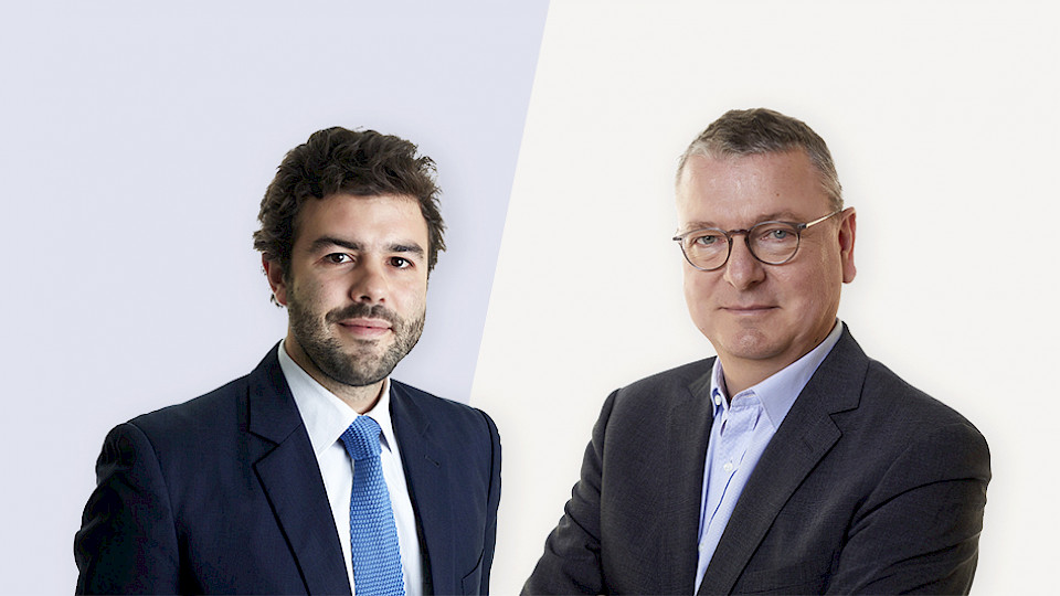 Emmanuel Petit (rechts) und Philippe Lomné erklären die Vorteile und die Bedeutung der Laufzeitenfonds. (Bild pd)